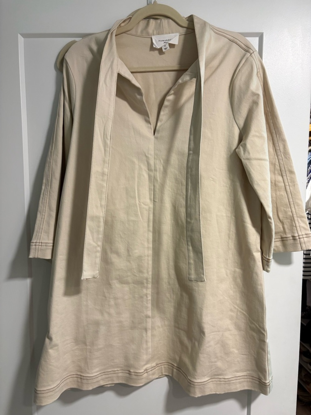 Tuckernuck Pomander Place Ecru Denim Marsella Dress